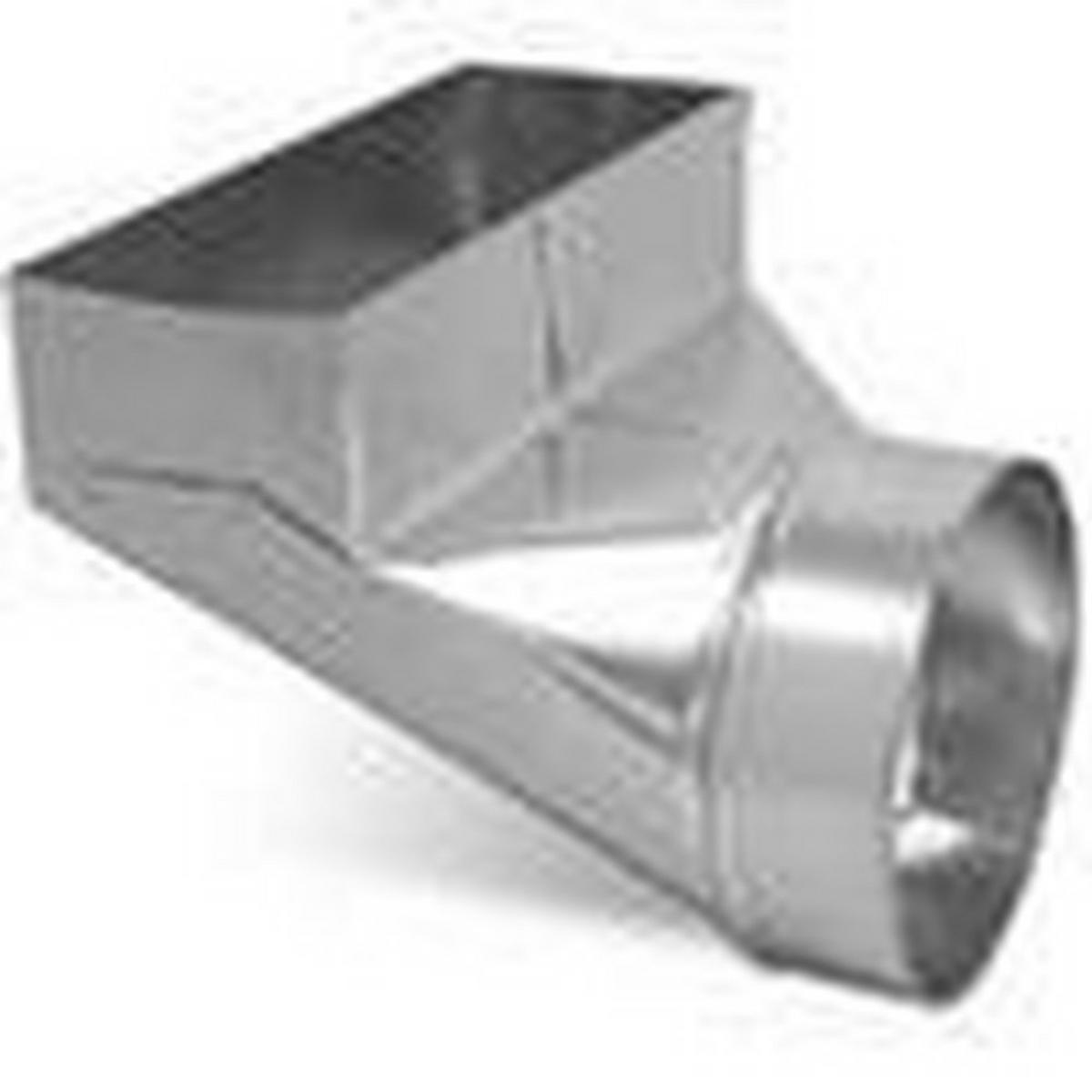 3-1/4 x 14 x 8 in. 90 Degree Boot Galvanized Steel 30 ga