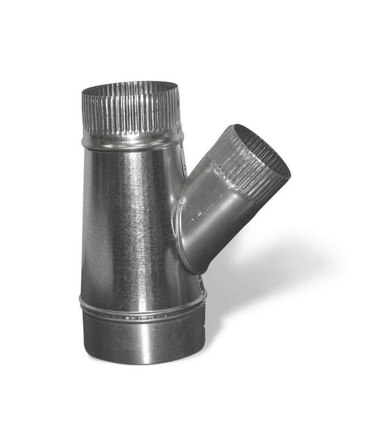 6 x 5 x 5 in. Galvanized Steel Duct Wye Branch