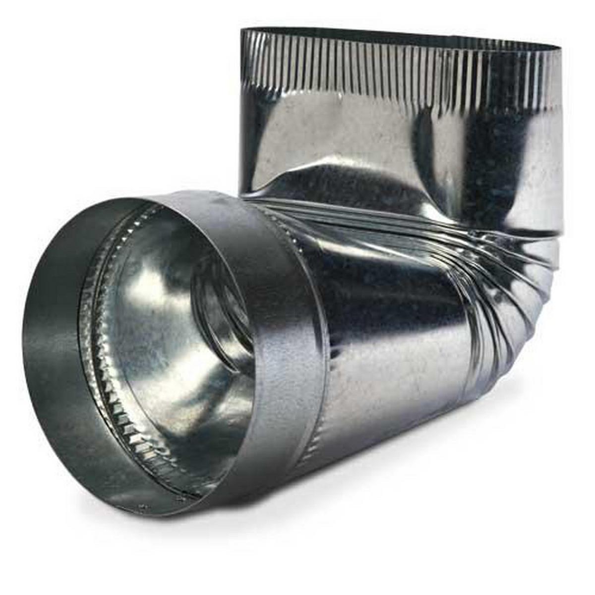 6 x 10 x 5 in. 90 Degree Boot Galvanized Steel 30 ga