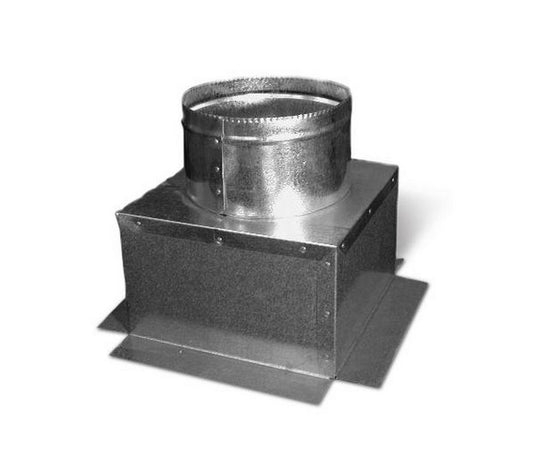 10 x 6 x 6 in. Duct Square-To-Round Ceiling Box
