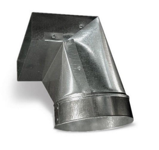 8 in. x 4 in. x 4 in. Flanged 90° Register Boot