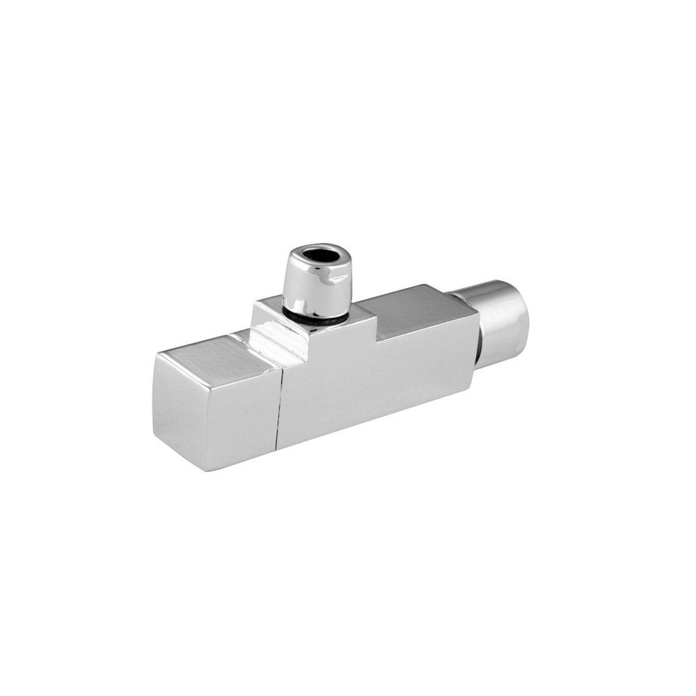 Brasstech Model 403-3 1/2 x 3/8 in. Compression x Compression Square Angle Supply Stop Valve in Polished Chrome