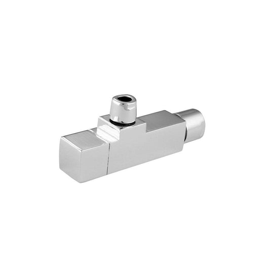 Brasstech Model 403-3 1/2 x 3/8 in. Compression x Compression Square Angle Supply Stop Valve in Polished Chrome