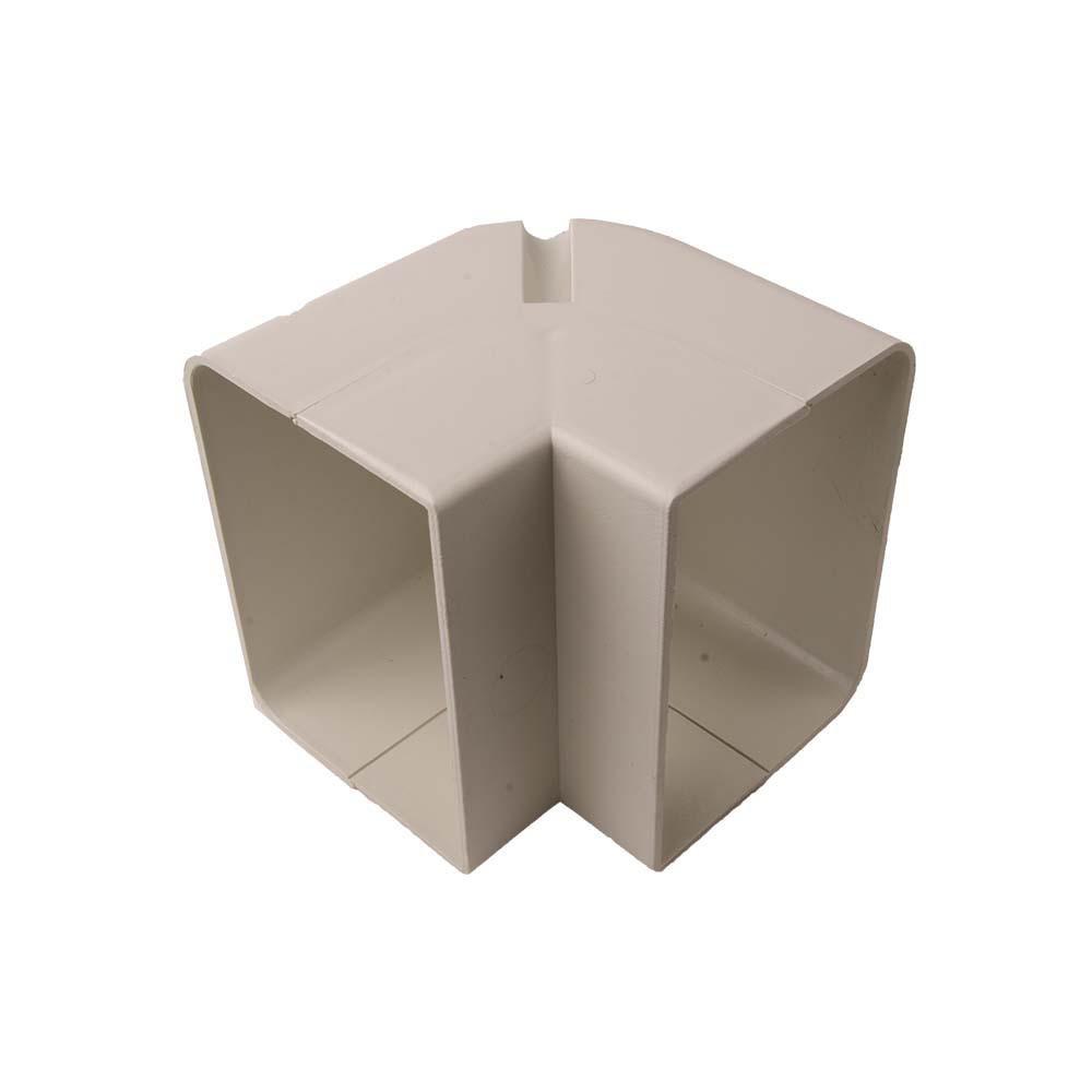 DiversiTech® SpeediChannel® 6-1/10 x 6 in. Line Set Cover System Stainless Steel in Natural