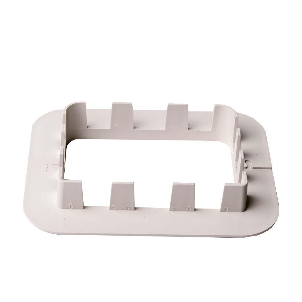 DiversiTech® SpeediChannel™ 5-23/25 x 4 in. Line Set Cover System Stainless Steel in Natural