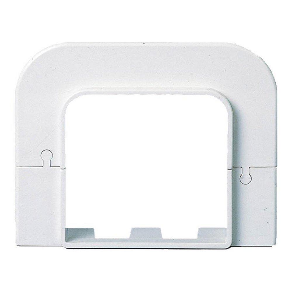 DiversiTech® SpeediChannel™ 5-9/10 x 4 in. Line Set Cover System Plastic in Natural