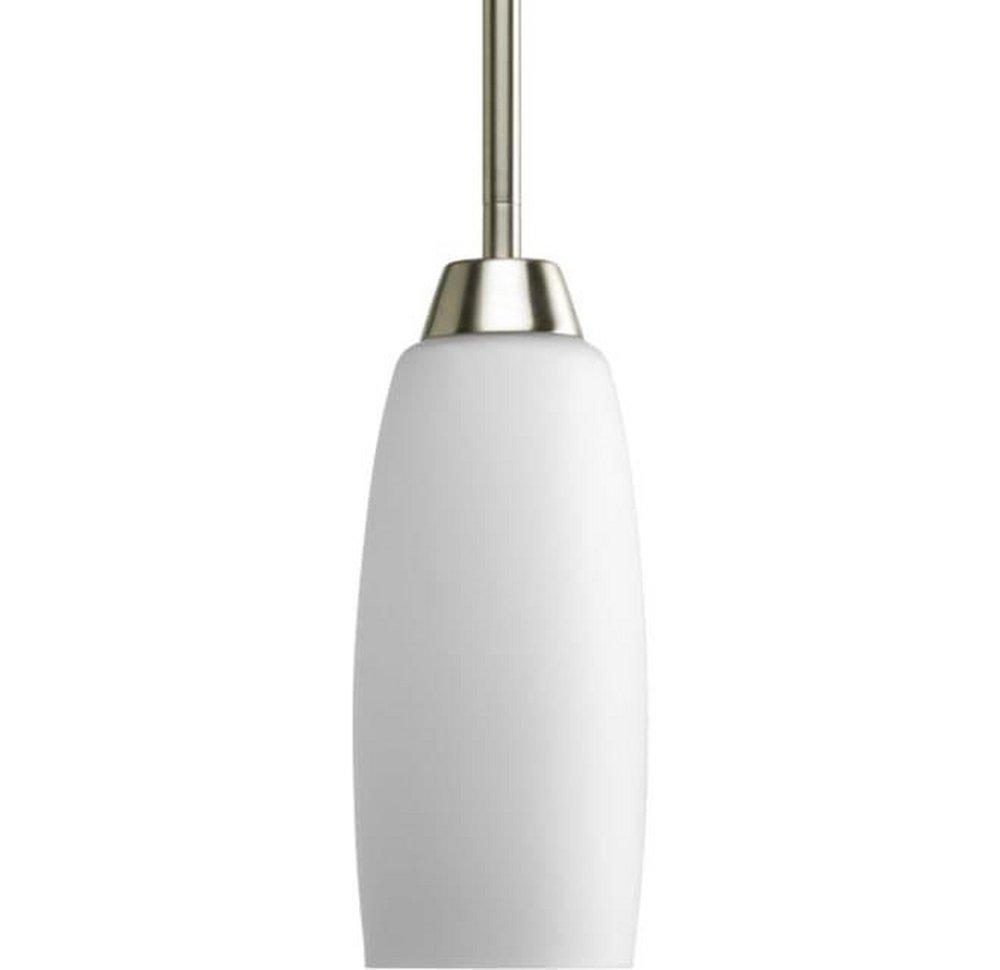Progress Lighting Wisten 100W 1-Light Light Medium E-26 Incandescent Mini Pendant in Brushed Nickel