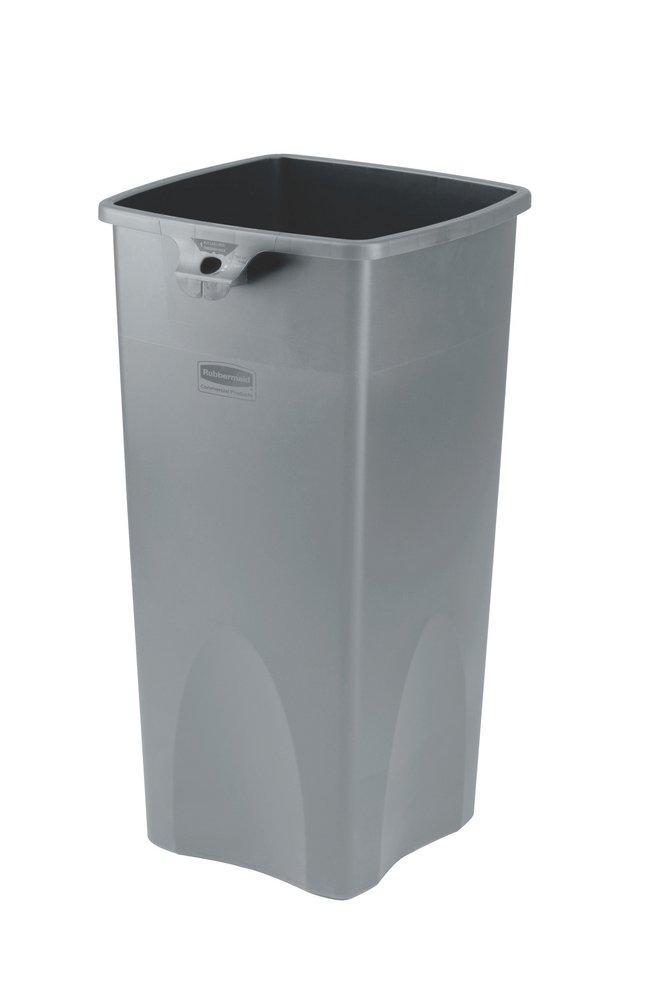 Rubbermaid Untouchable® 23 gal Waste Container Square in Grey