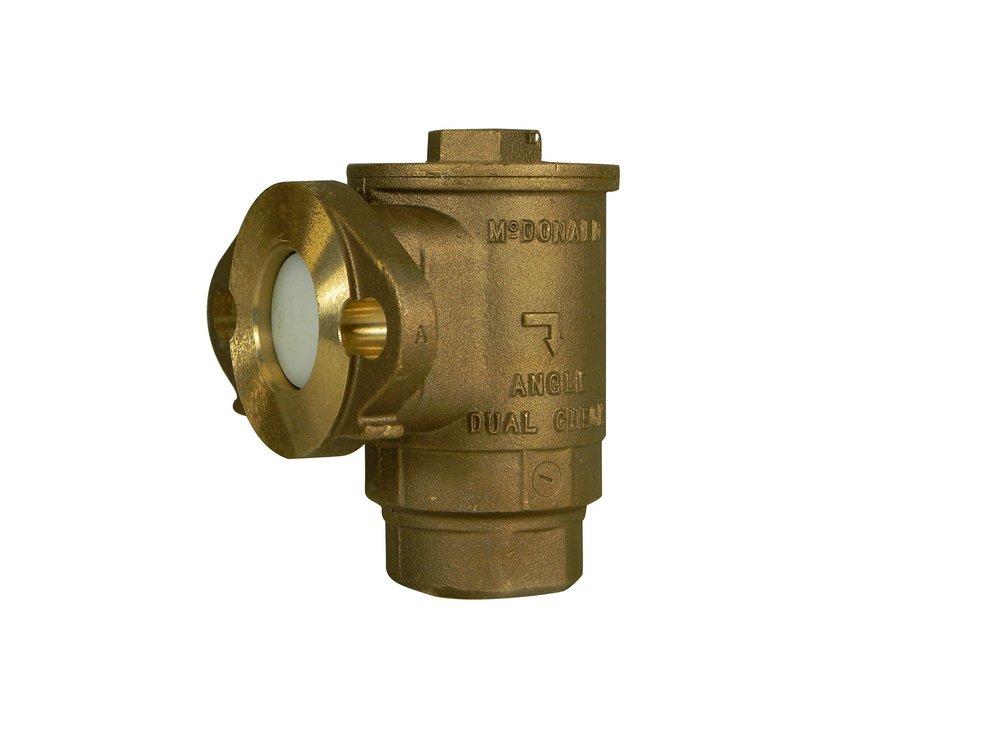 A.Y. McDonald 712-7 2 in. Brass Flanged x FNPT Backflow Preventer