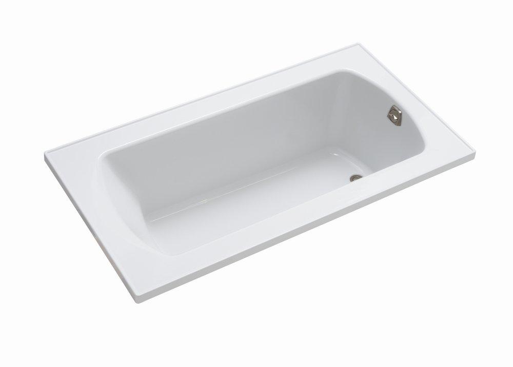 Sterling Lawson® 60 x 32 in. Soaker Drop-In Bathtub in White