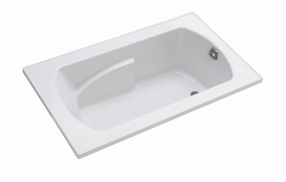 Sterling Lawson® 60 x 36 in. Soaker Drop-In Bathtub in White
