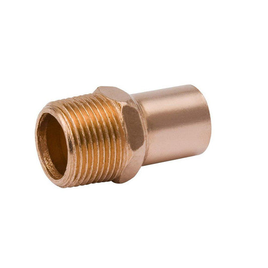 1 x 3/4 in. Copper Street Male Adapter