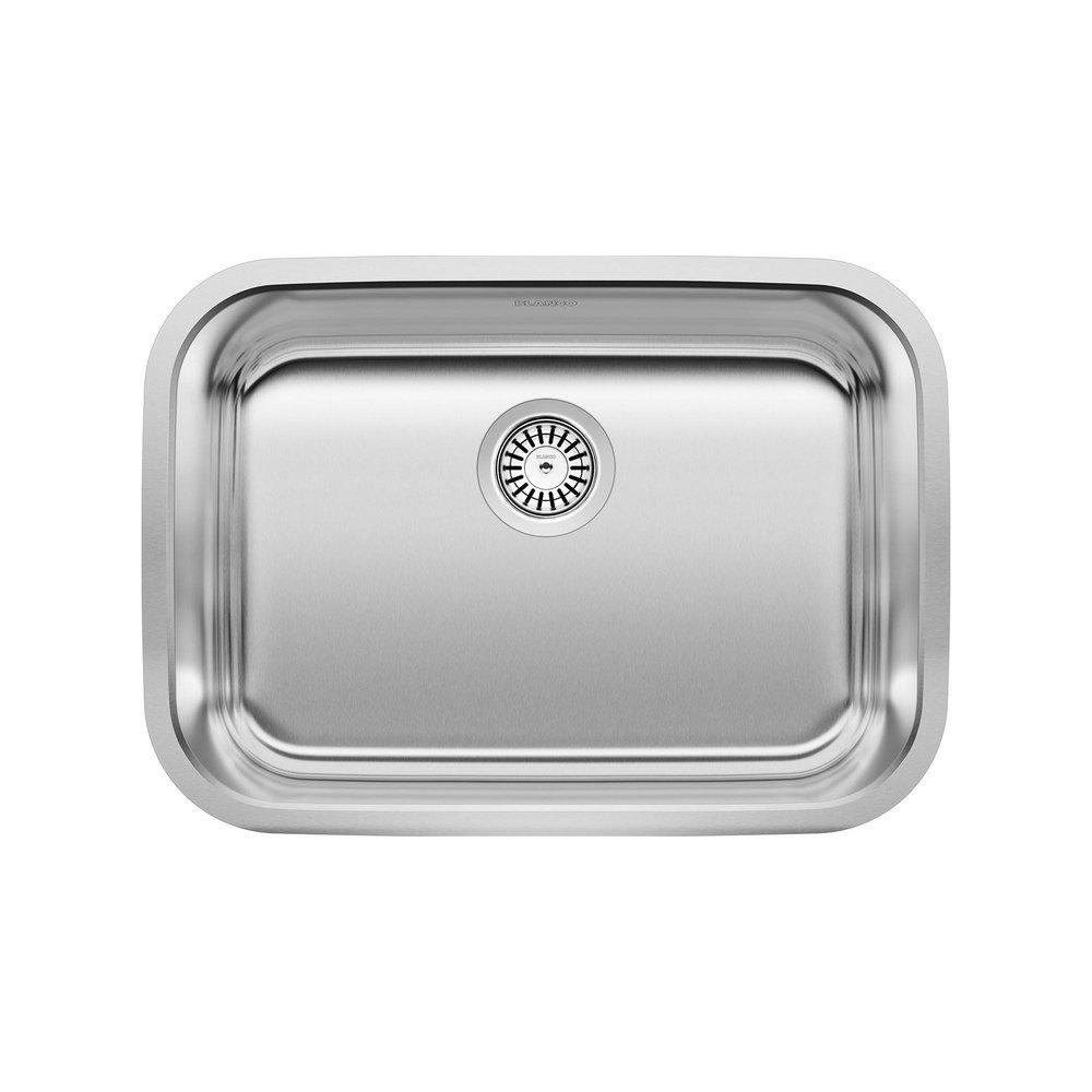 BLANCO Stellar 25 in. Undermount Stainless Steel Single Bowl Kitchen Sink