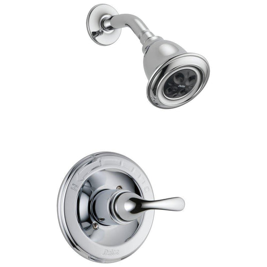 Delta Faucet Classic Single Handle Multi Function Shower Faucet in Chrome (Trim Only)
