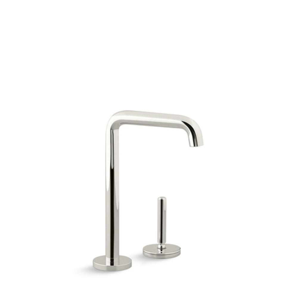 Kallista One™ Single Handle Bar Faucet in Nickel Silver