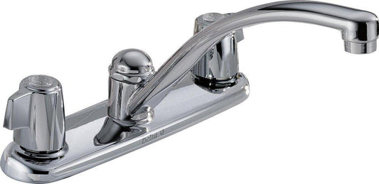 Delta Faucet Classic Two Handle Kitchen Faucet in Chrome