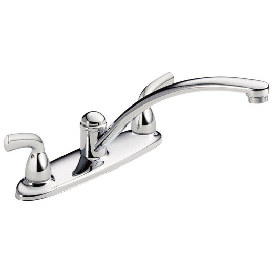 Delta Faucet Foundations® Two Handle Kitchen Faucet in Chrome