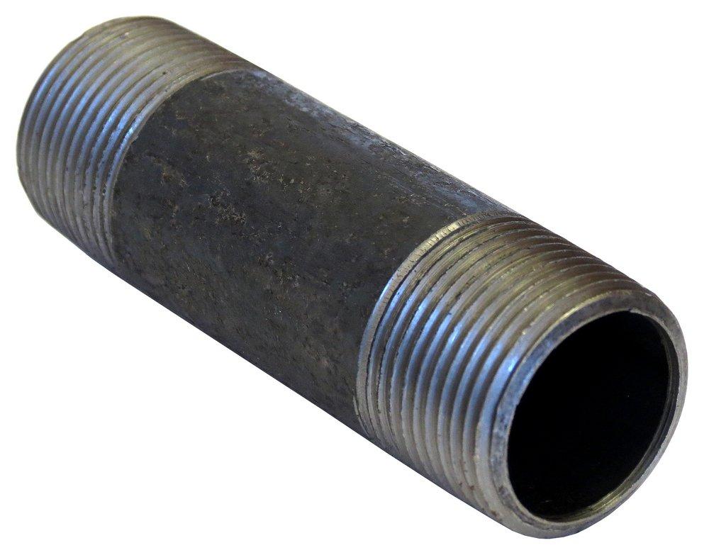 1-1/4 x 14 in. Threaded Schedule 40 Standard Domestic Black Steel Welded Ready Cut Pipe