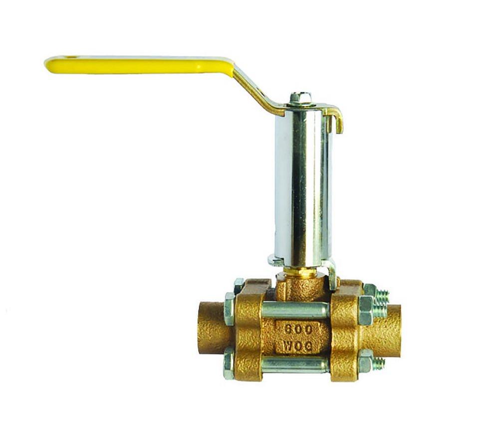 Brass NPT 1 in. Blowout-proof Stem Extension