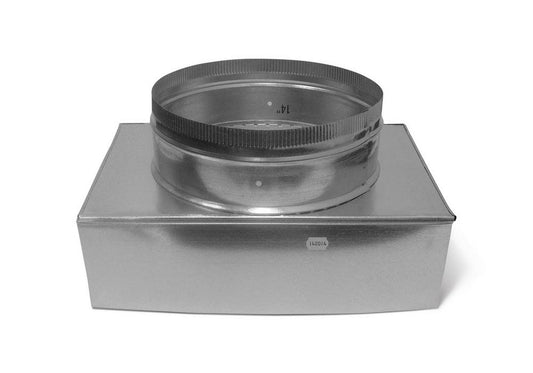 20 x 25 x 14 in. Duct Square-To-Round