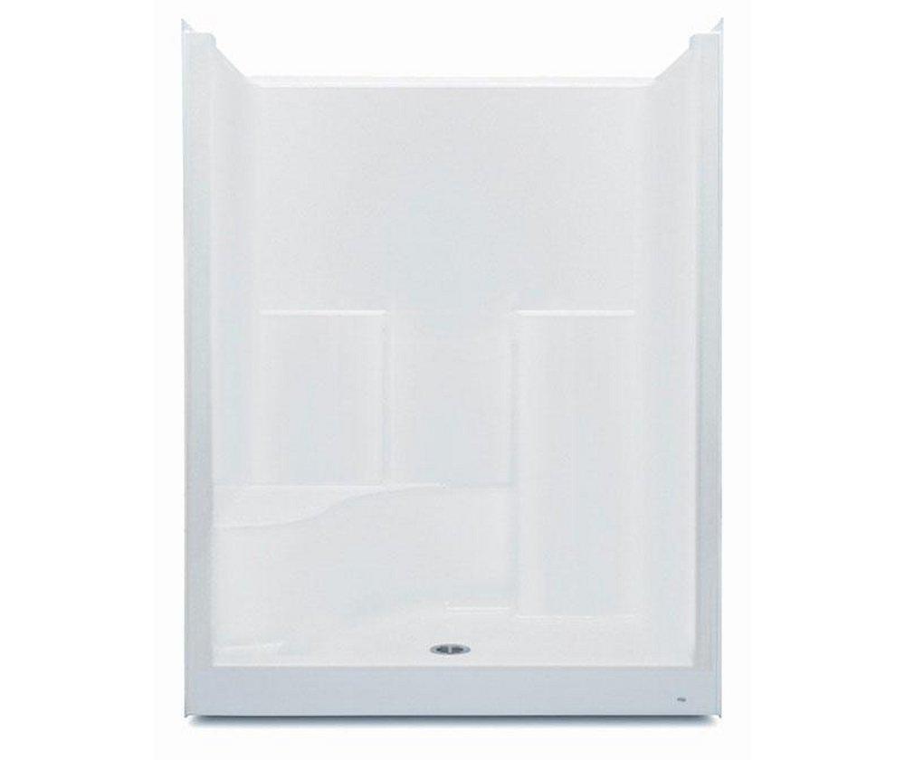 Aquatic Everyday 60 x 36 in. Alcove Shower Unit in White