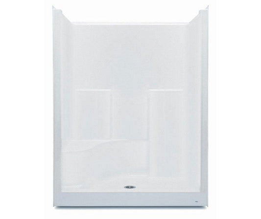 Aquatic Everyday 60 x 36 in. Alcove Shower Unit in White