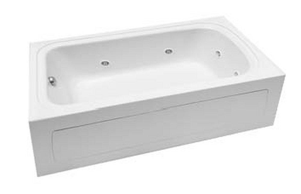 PROFLO® Plus A Series 72 in. x 42 in. Whirlpool Alcove Bathtub with Right Drain in White
