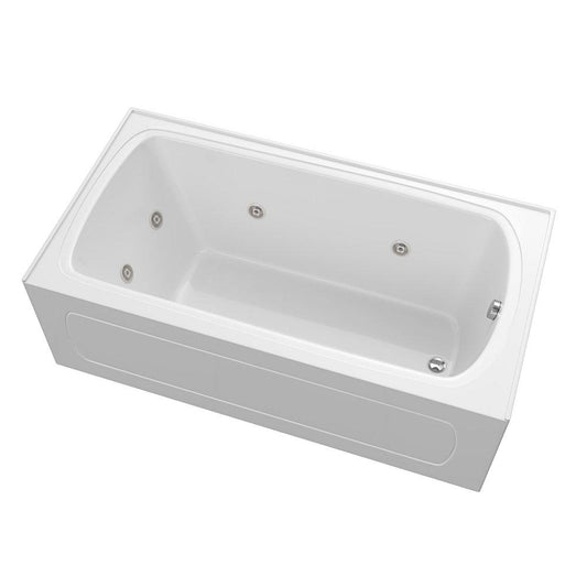 PROFLO® Plus A Series 60 in. x 32 in. Whirlpool Alcove Bathtub with Right Drain in White