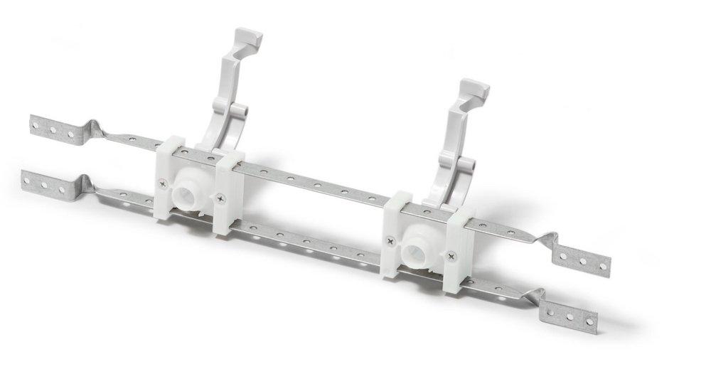 Sioux Chief StrongArm™ 24 x 1/2 x 2-1/4 x 2-1/8 in. 25 lb. Galvanized Steel and ABS Bracket with Lock Block