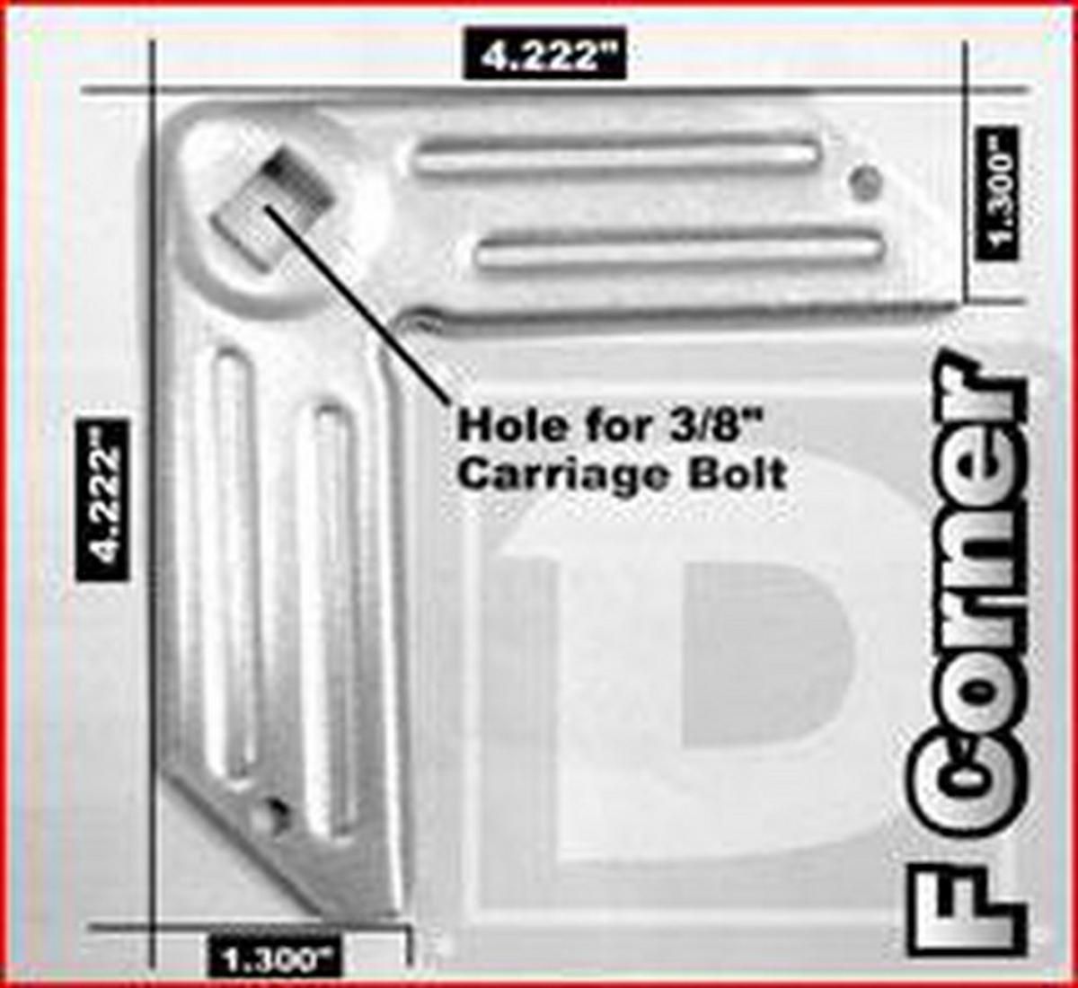 4-3/50 in. Galvanized Steel Corner Manual