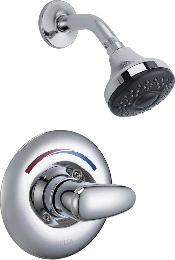 Delta Faucet Commercial One Handle Single Function Shower Faucet in Chrome (Trim Only)