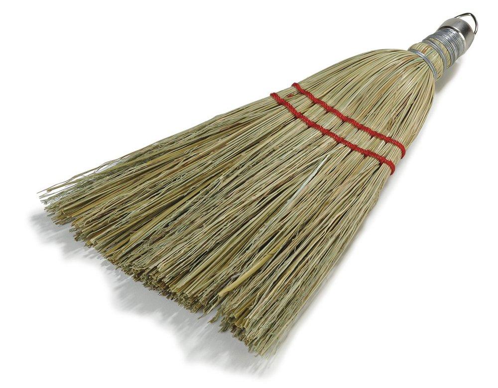 1 x 13-1/4 x 7-1/2 in. Corn Blend Broom in Yellow