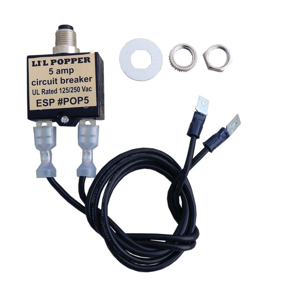 Supco LI'L POPPER® 5A 120/240V Control Board Circuit Breaker