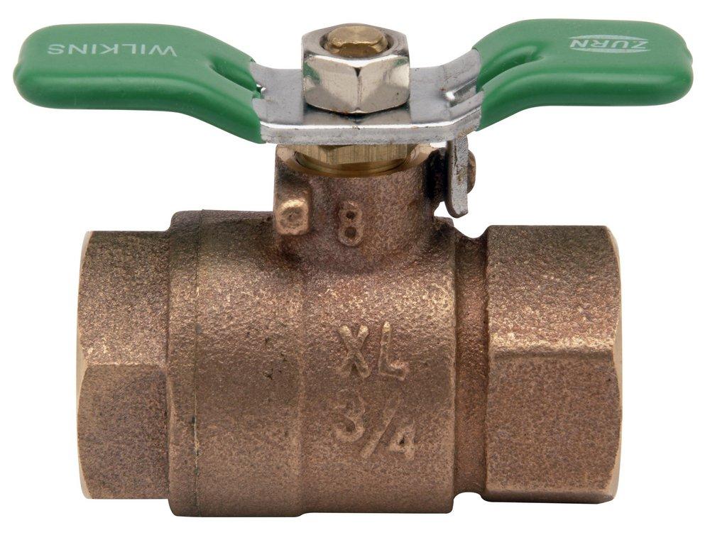 Zurn Wilkins 850XL 1 in. Bronze Full Port FNPT 400# Ball Valve