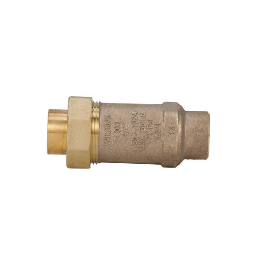 Zurn Wilkins 700XL 3/4 in Bronze FPT Dual Check Valve