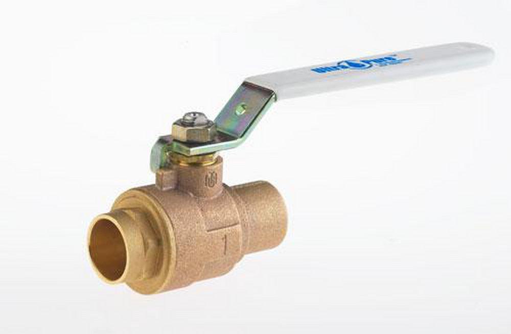 Milwaukee Valve UPBA-100/150 Series 1/2 in. Bronze Full Port Solder 600# Ball Valve