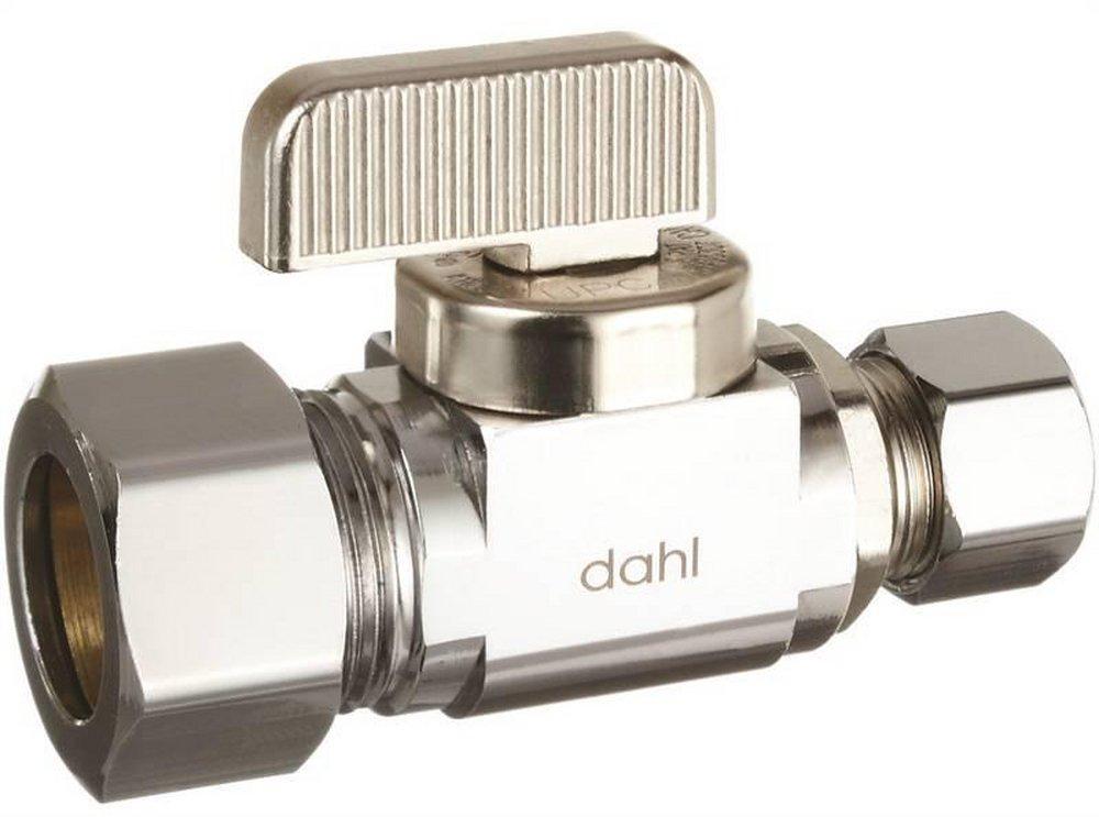 dahl Valve Mini-Ball™ 1/2 in. Female Solder Loose Key Straight Supply Stop Valve in Rough Brass