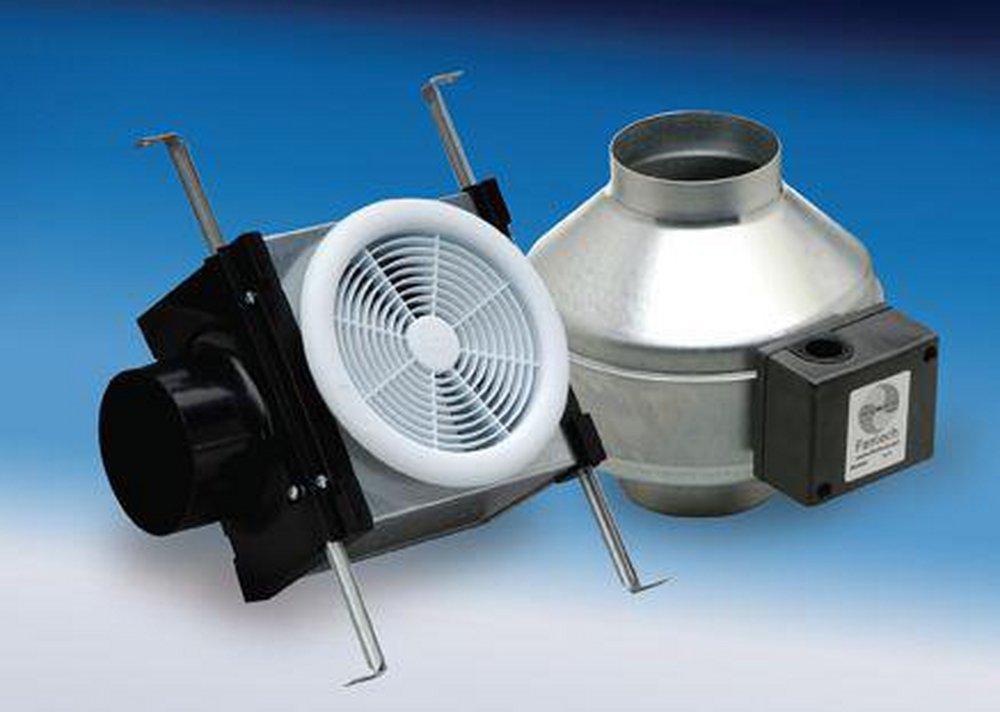 Fantech PB Series 100 CFM Bathroom Exhaust Fan in White