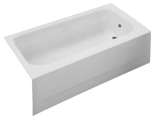 PROFLO® Folsom 54 in. x 30 in. Soaker Alcove Bathtub with Right Drain in White