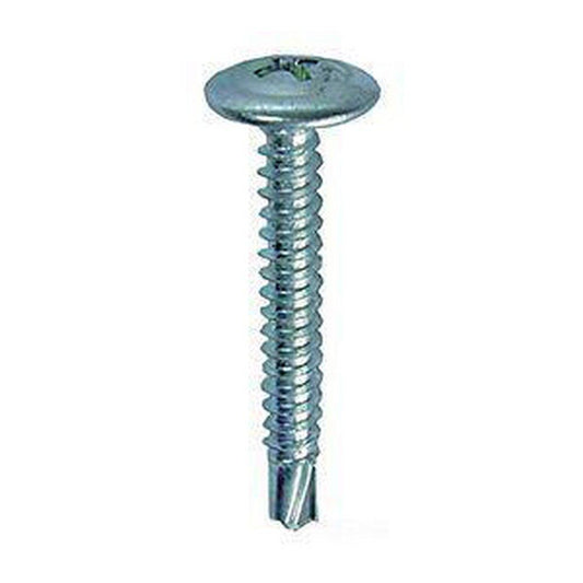 203-2/10 mm x 1-1/4 in. Zinc Plated Wafer Self-Drilling & Tapping Screw (Pack of 100)