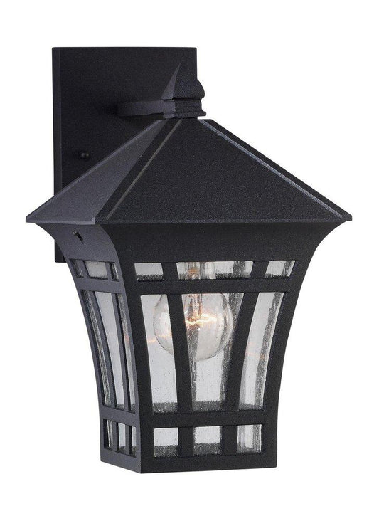 Visual Comfort & Co. Generation Lighting Herrington 7-1/8 in. 100 W 1-Light Medium Lantern in Black