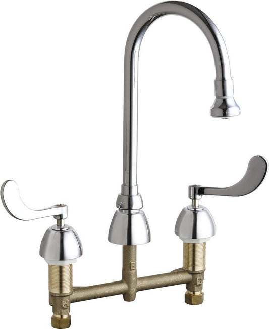 Two Handle Kitchen Faucet in Polished Chrome