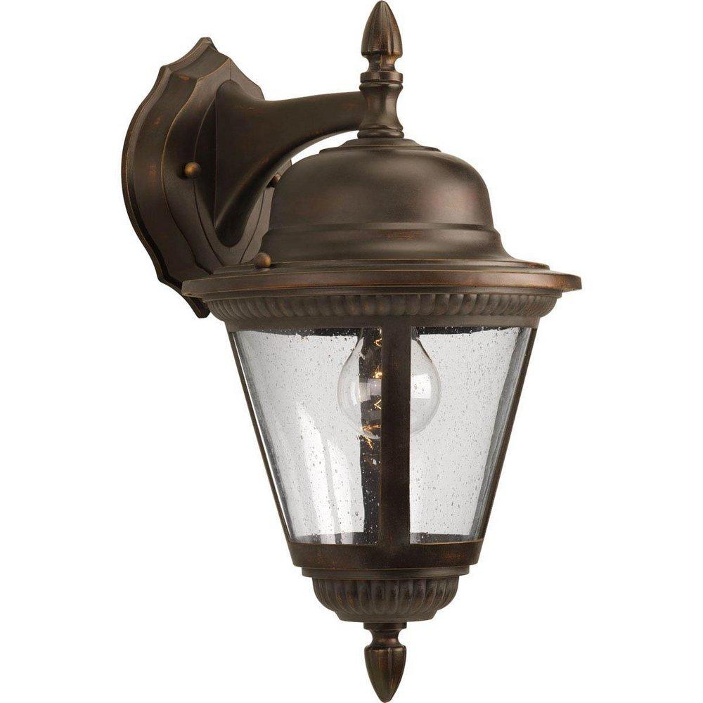 Progress Lighting Westport 100W 1-Light Medium Base Lantern in Antique Bronze