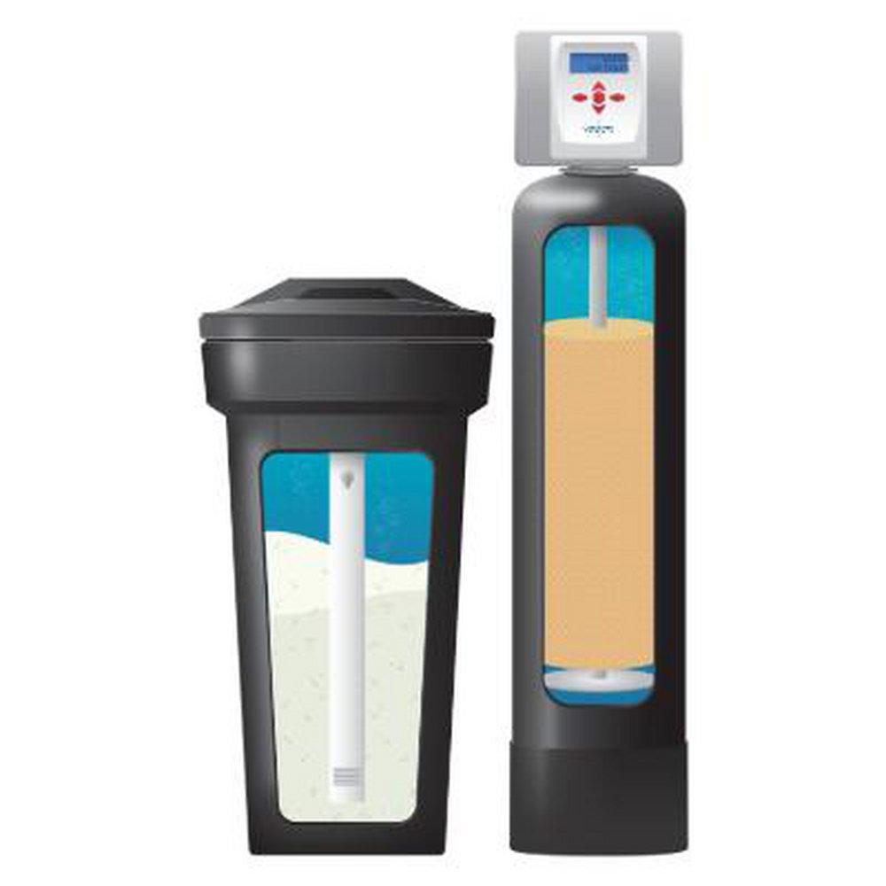 Lancaster Water Treatment X-Factor Diamond Line 24,000 grains Tank Water Softener with Bypass and Resin