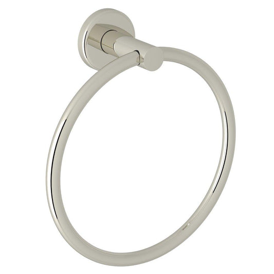 ROHL® Campo™ Round Closed Towel Ring in Polished Nickel