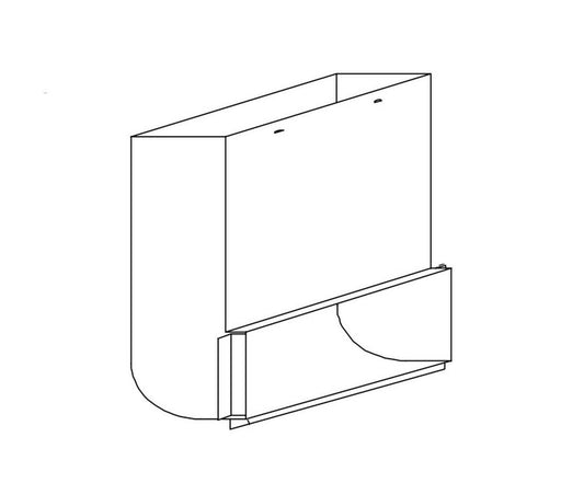 12 in x 3-1/4 in x 6 in Duct Square-To-Round