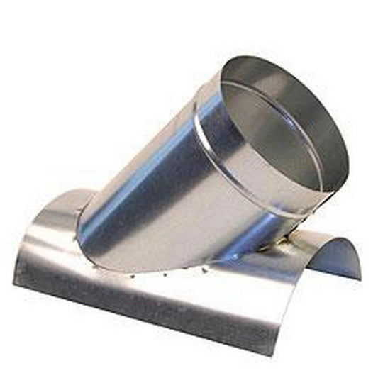 12 in. Galvanized Steel Saddle in Round Duct