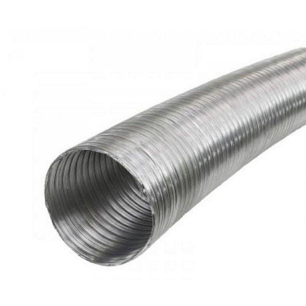 4 in. x 10 ft. Silver Uninsulated Flexible Air Duct