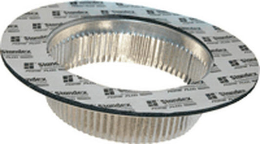 6 x 9 in. Galvanized Steel Starting Collar in Round Duct