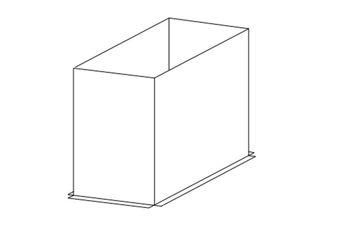 13-3/8 in x 20-1/4 in x 36 in 26 ga Plenum Sleeve